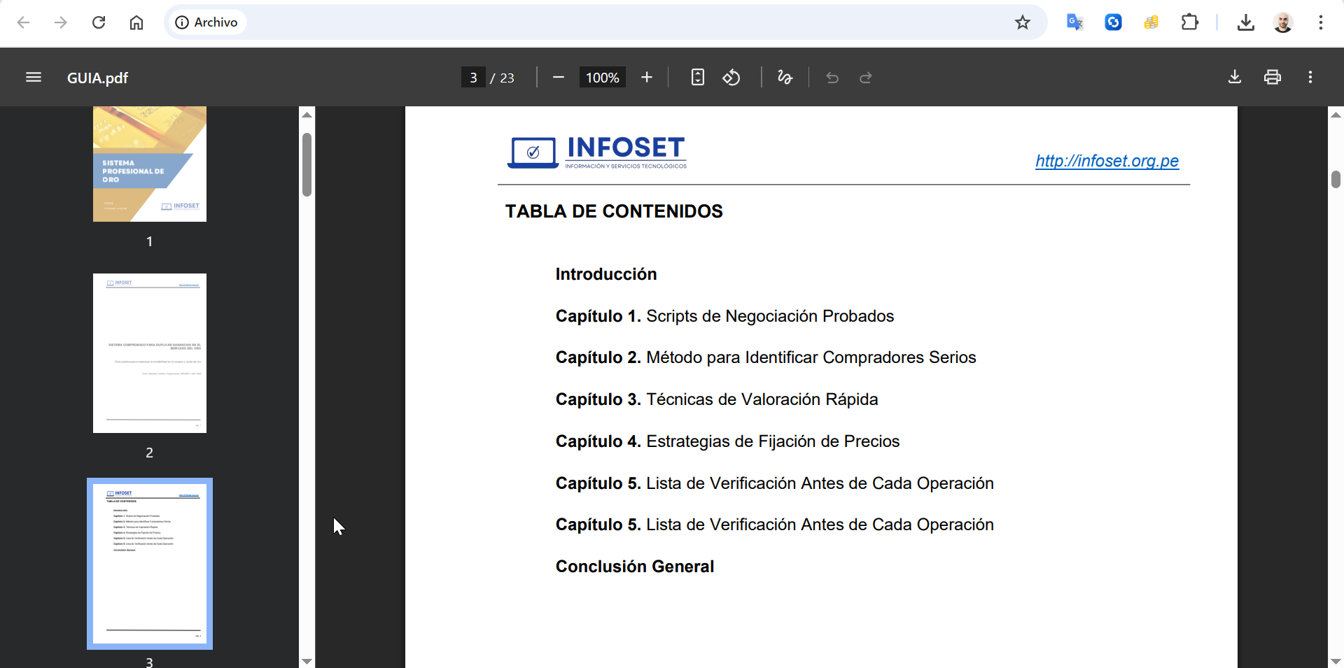 guia compra venta de oro exitoso